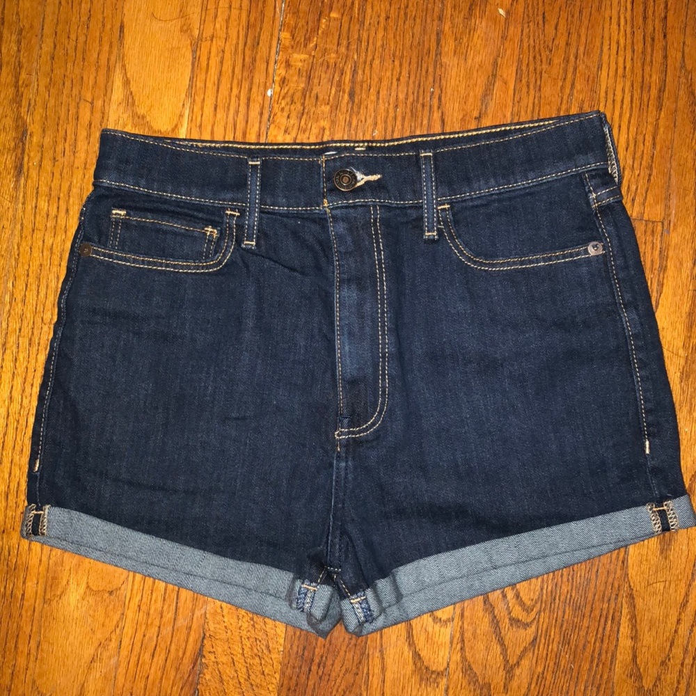 A&F denim shorts